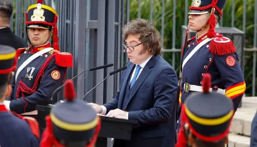 Milei recordó a San Martín y habló de “defender la libertad”