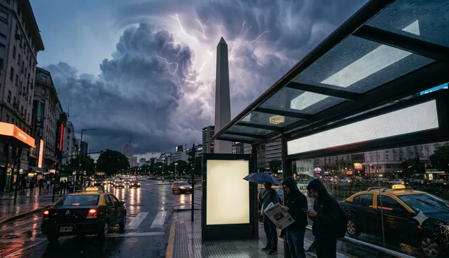 Santa Rosa adelanta su llegada: ¿Cuándo golpeará la tormenta en el AMBA?