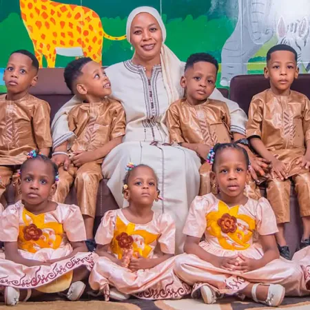Los nonillizos Arby-Cissé cumplieron 4 años: sus padres compartieron fotos inéditas del histórico nacimiento
