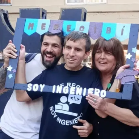 Bruno Rodríguez, el primer ingeniero ciego egresado de la UTN Santa Fe