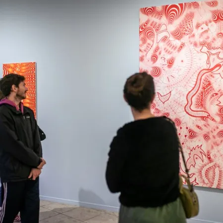 Se inauguraron seis nuevas muestras en el Centro Cultural Borges