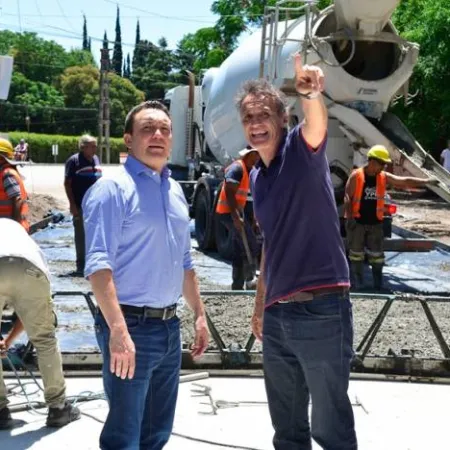 Katopodis recorrió obras de mejoramiento integral en Florencio Varela