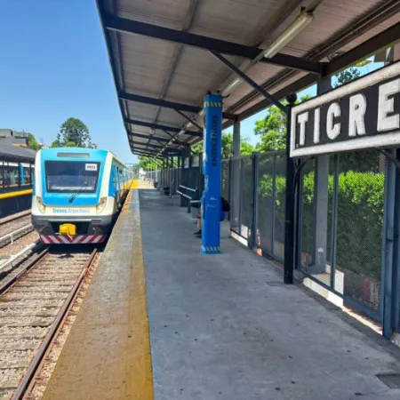 Volvió el ramal Tigre del tren Mitre, pero con recorrido reducido y demoras