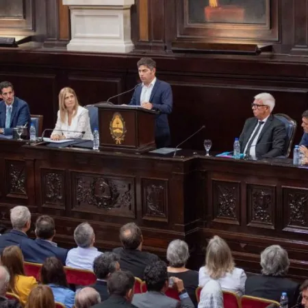 El gobernador Axel Kicillof dio inicio al período de sesiones ordinarias 2026