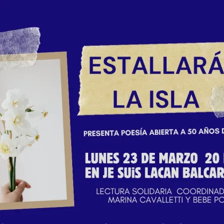 A 50 años del golpe "Estallará la Isla" presenta “Poesía abierta”