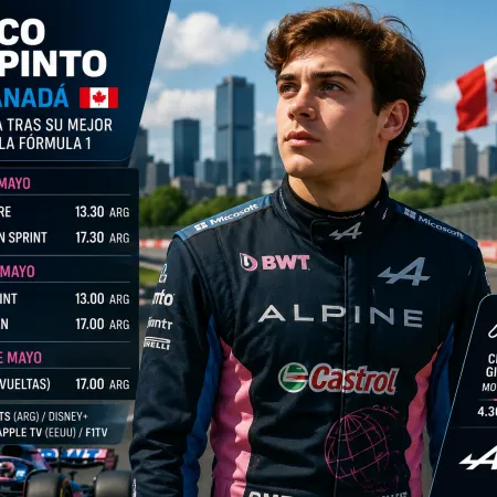 Franco Colapinto va por otro gran fin de semana en Canadá tras su mejor actuación con Alpine