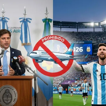 Kicillof prohibió a sus ministros y funcionarios que viajen a ver el Mundial