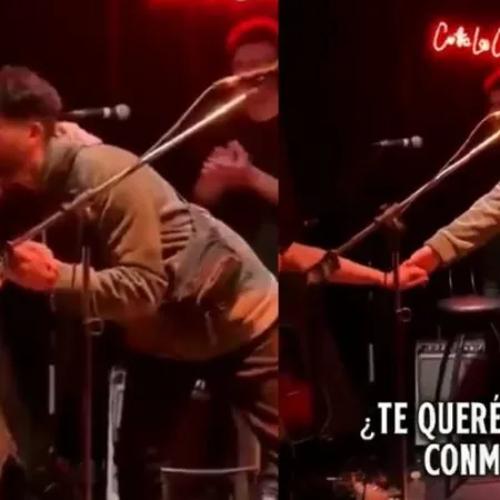 Amor, música y emoción: el pedido de casamiento que conmovió en un recital de La Medianera