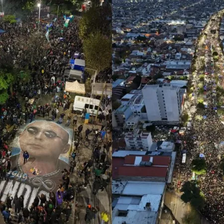 Una despedida multitudinaria: miles de personas homenajearon al Indio Solari en Avellaneda