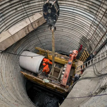 Avanzan las obras de los aliviadores en el arroyo Medrano que beneficiarán a más de 50 mil vecinos