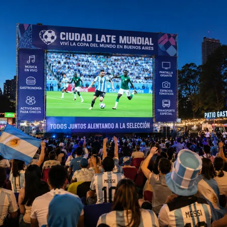 Buenos Aires se prepara para vivir la Copa del Mundo con pantallas gigantes y actividades gratuitas