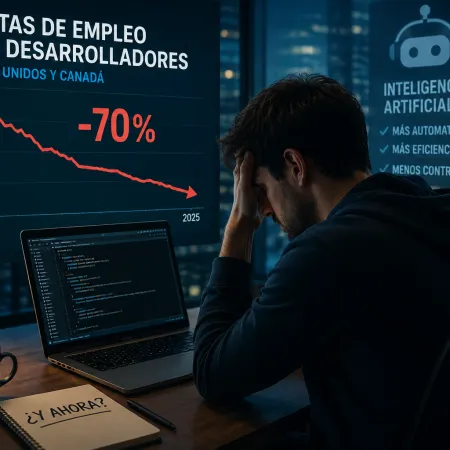 La inteligencia artificial redefine el empleo tecnológico y crece la preocupación entre programadores