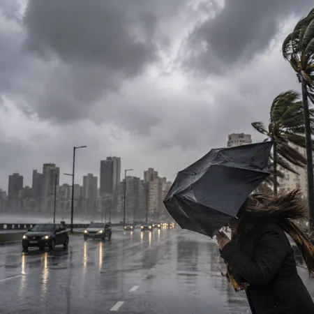 Advierten por lluvias, fuertes vientos y más frío en el AMBA durante el fin de semana