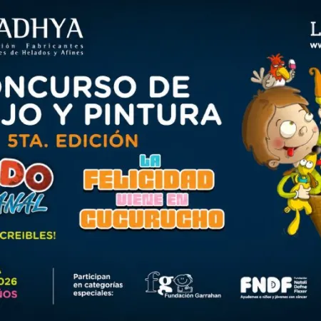 AFADHYA lanzó la 5ª edición del concurso “Helado ARTEsanal” para niños y niñas de 4 a 12 años