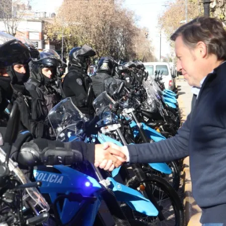 San Miguel incorporó 12 motos nuevas a su Policía Municipal
