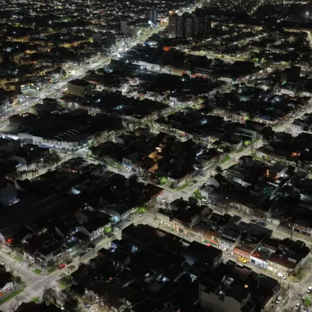 Lanús Gobierno concretó el recambio de 200 luminarias led en Gerli Oeste
